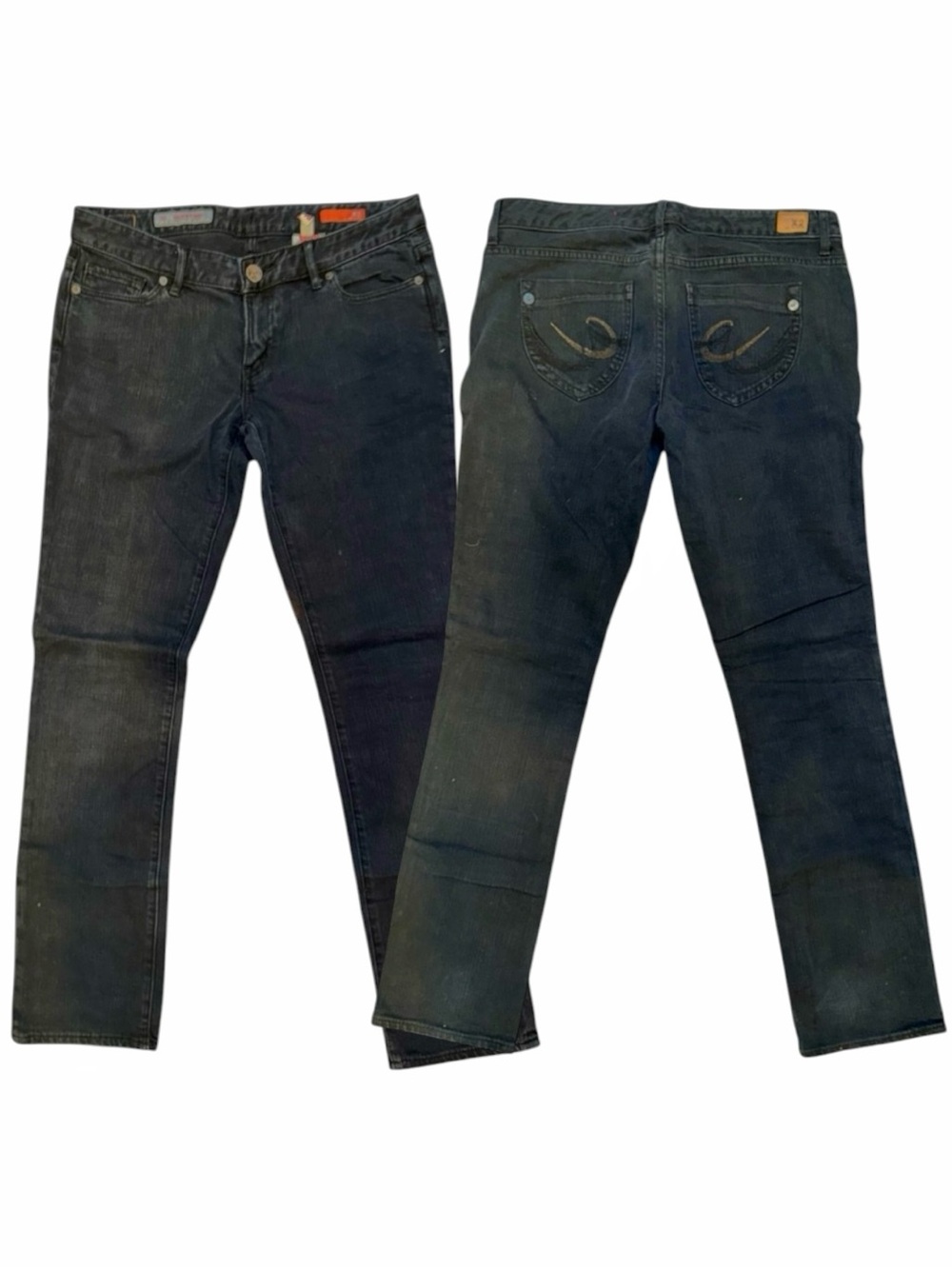 Black X2 Skinny Low Rise Jeans